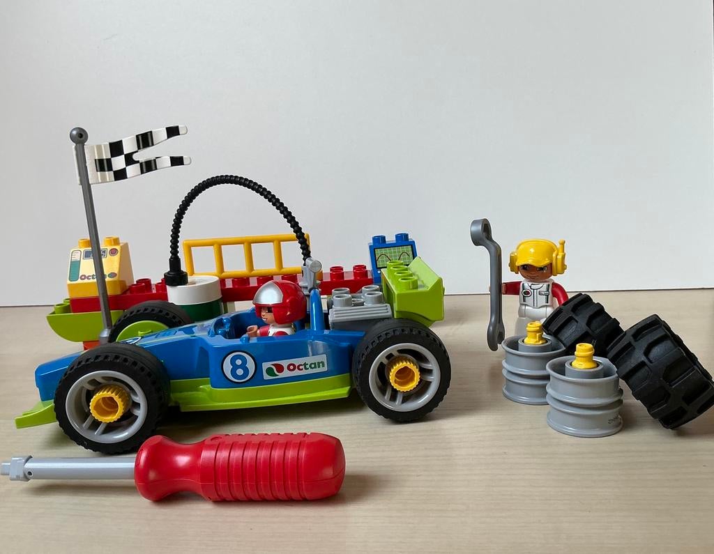 LEGO Duplo Raceteam 6143, Ophalen of Verzenden, Zo goed als nieuw