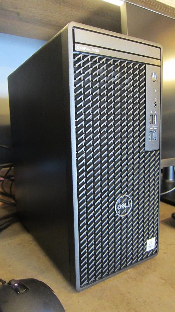 Dell Optiplex Tower -Intel i5 10500t-16Gb DDR-256Gb Nvme-W11, Computers en Software, Desktop Pc's, 256 GB, Dell Optiplex 3080
