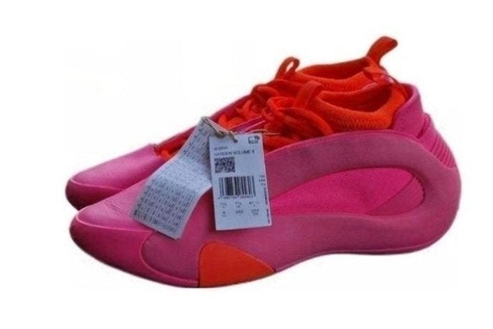 Adidas Harden Vol. 8 Pink/Orange - Maat 41 1/3 - Nieuw, Ophalen of Verzenden, Nieuw, Hardloopschoenen, Adidas