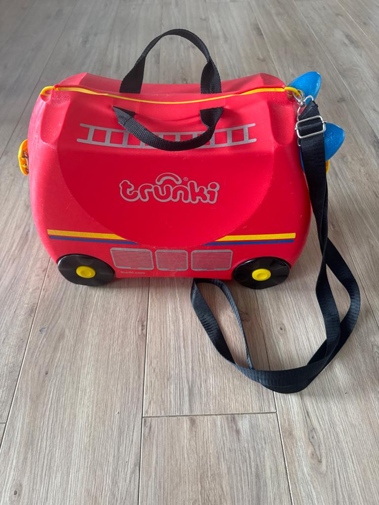 Trunki Kinderkoffer Brandweer, Sieraden, Tassen en Uiterlijk, Koffers, Ophalen, Gebruikt, Hard kunststof, Minder dan 50 cm