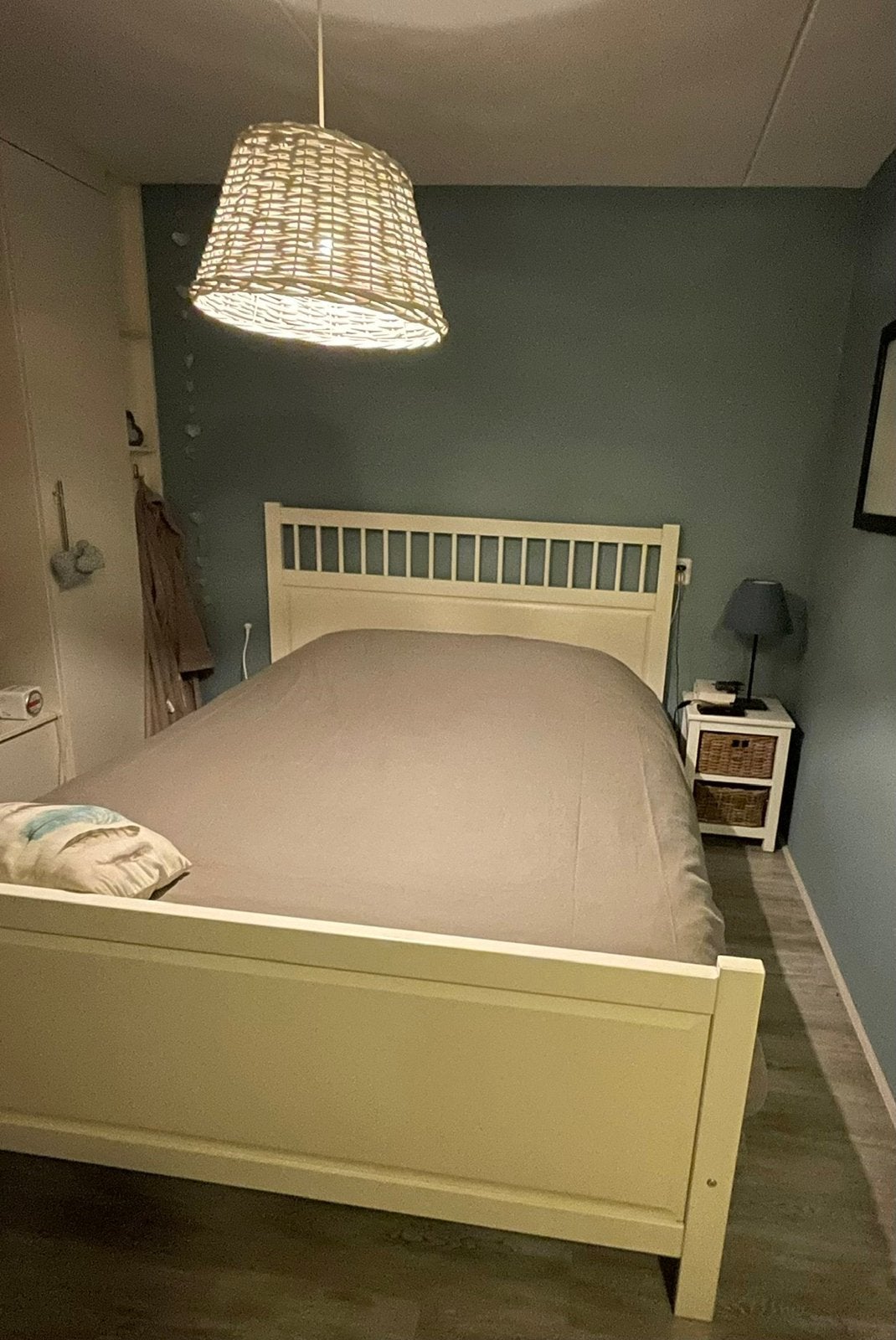 Ikea hemes bed. 160x200, Ophalen, Gebruikt, Tweepersoons