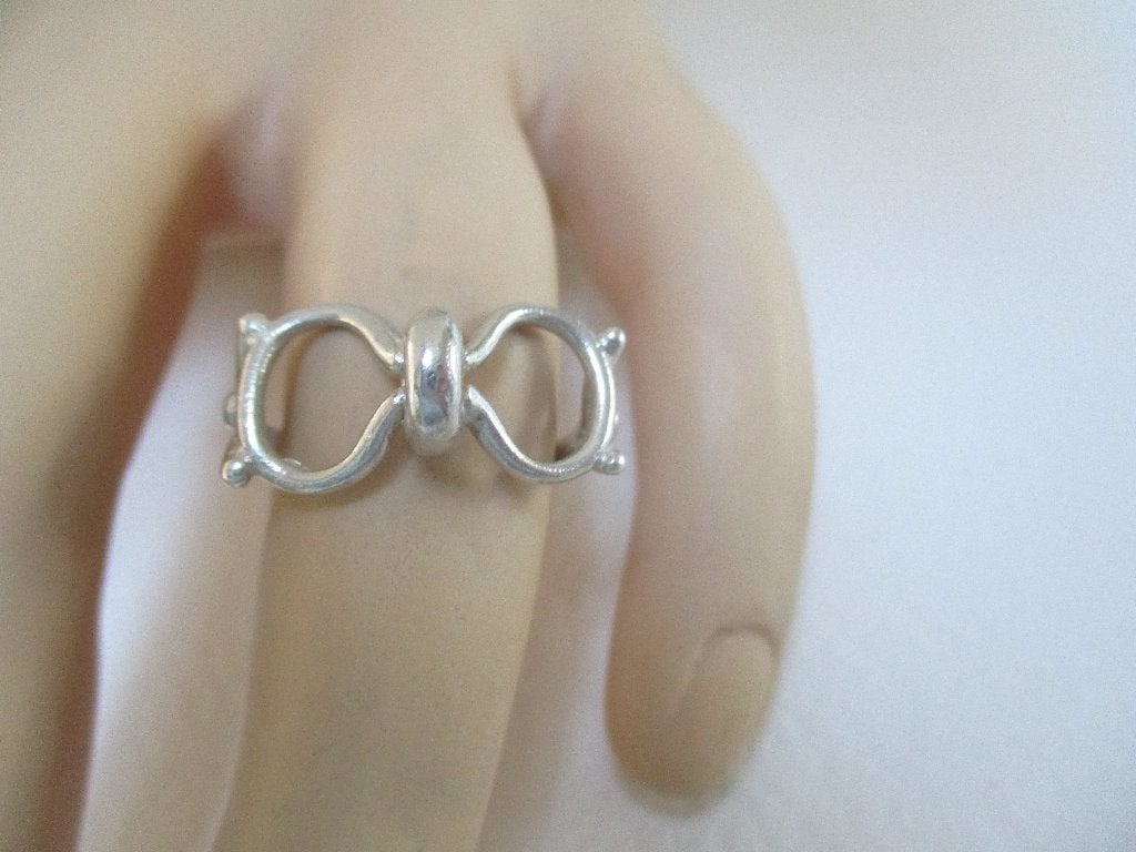 Zilveren oude aparte fantasie ring 18.5 mm. ZII en 835 keur, Sieraden, Tassen en Uiterlijk, Verzenden, Zilver, Ring