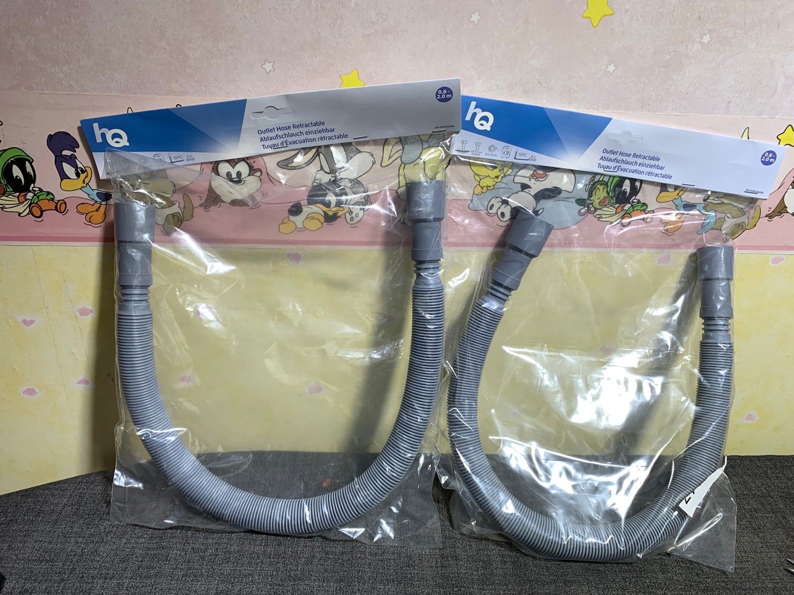 Nieuwe flexibele afvoer slang voor vaatwasser en wasmachine, Afvoer, Pvc, Nieuw, Minder dan 2 meter