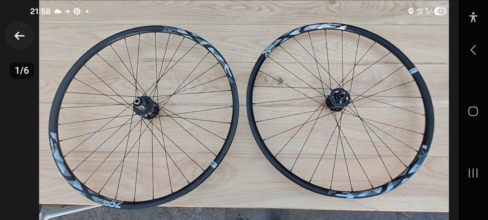 Giant XC-1 29er Wielset (2017) - Boost Naven, Zo goed als nieuw, Aluminium, Mountainbike, Ophalen