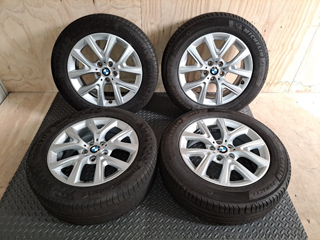Originele BMW X1 velgen (17") met sensoren - BMW Styling 574, Ophalen, -, -, Banden en Velgen