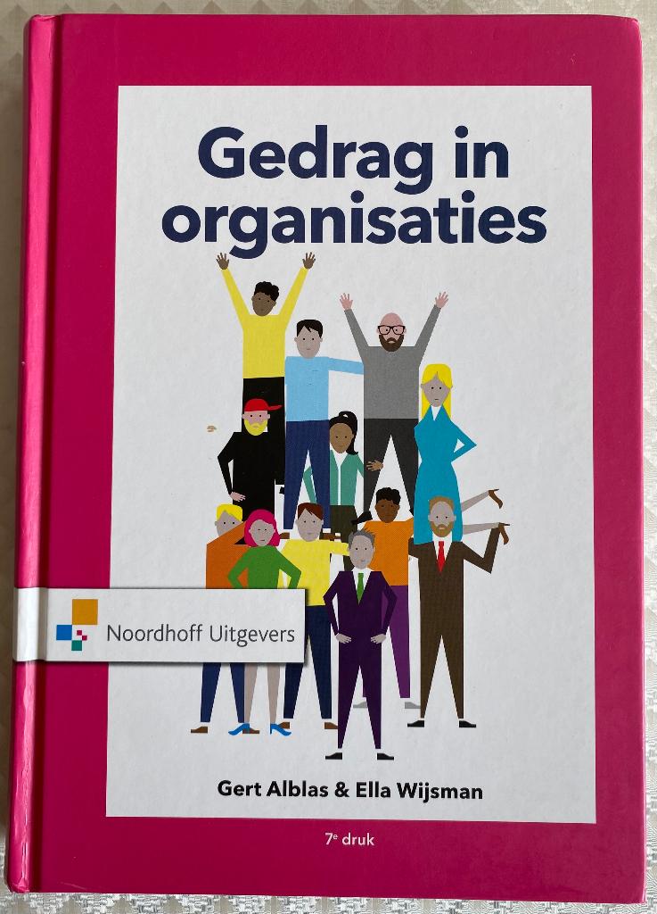 Gedrag in organisaties 9789001876937, Boeken, Ophalen of Verzenden, Zo goed als nieuw, Economie en Marketing, Noordhoff Uitgevers