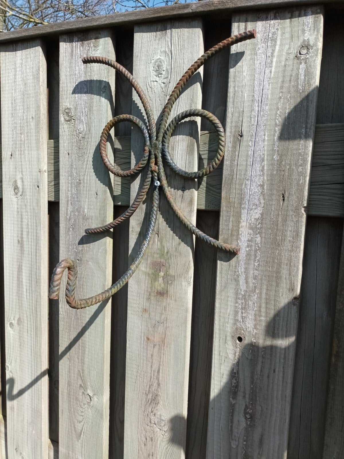 Metalen wanddecoratie vlinder, handgemaakt, Ophalen, Overige onderwerpen, Handgemaakt, Wanddecoratie