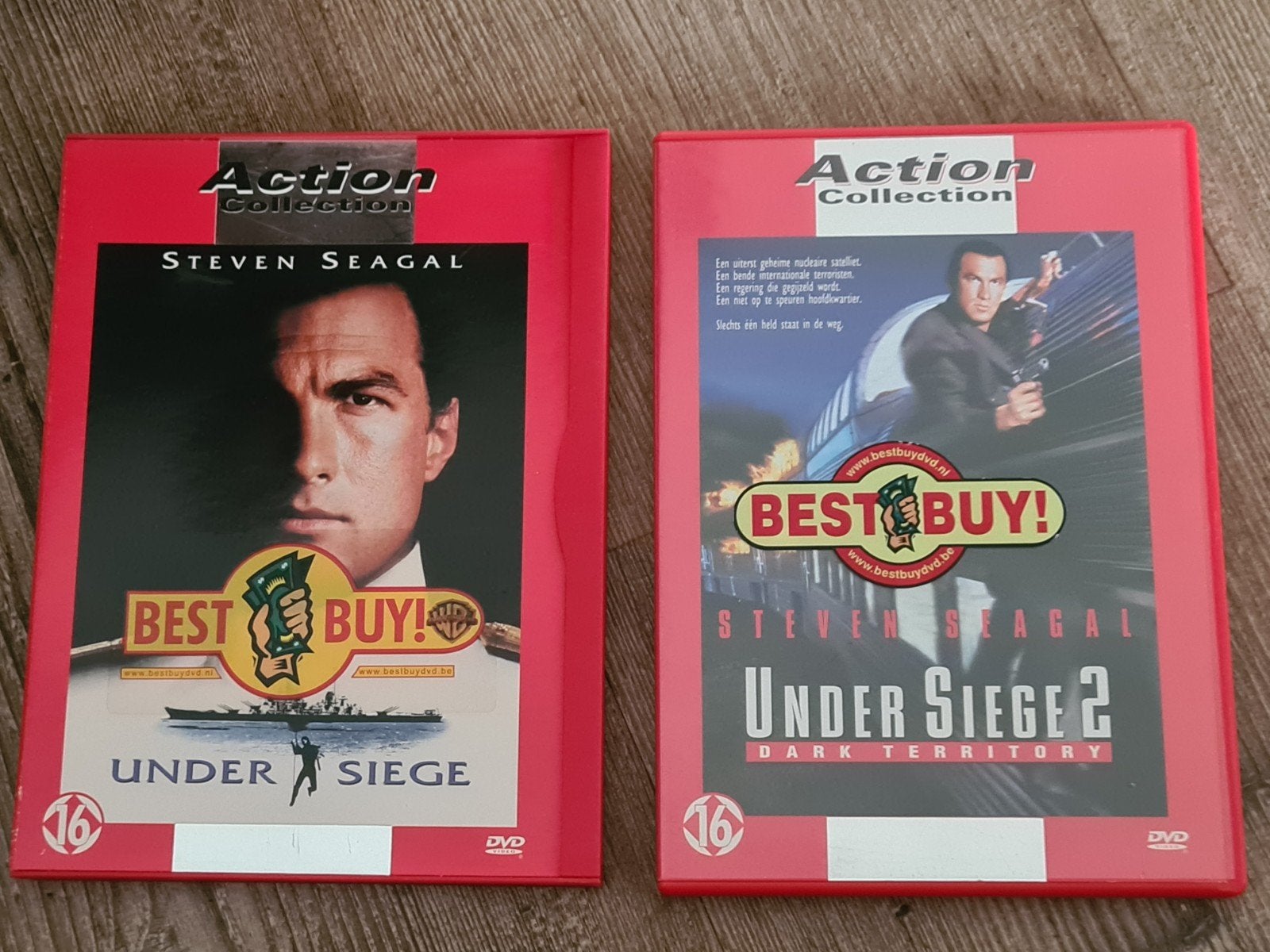 Steven Seagal DVD's: Under Siege & Under Siege 2, Engels, Vanaf 16 jaar, Nederlands, Actie