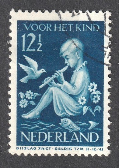 nvph 317  Kinderzegel 1938, Ophalen of Verzenden, Na 1940, Gestempeld