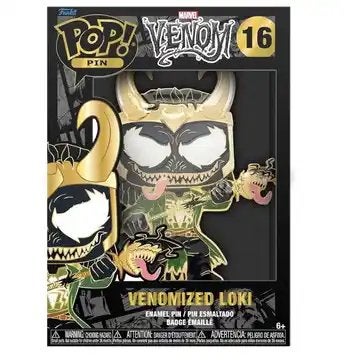 Funko Pop! Pin Venomized Loki Marvel, Ophalen of Verzenden, Nieuw, Figuurtje, Speldje of Pin