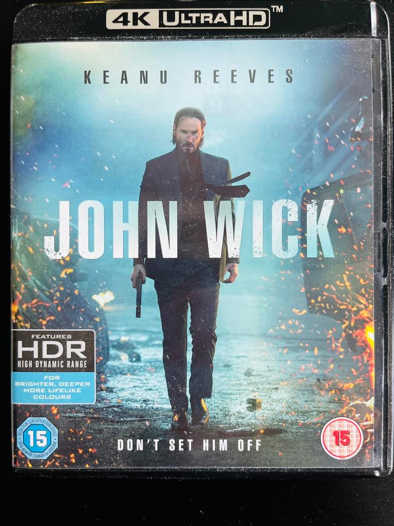 John Wick 4K Ultra HD Blu-ray + Blu ray, Ophalen of Verzenden, Zo goed als nieuw