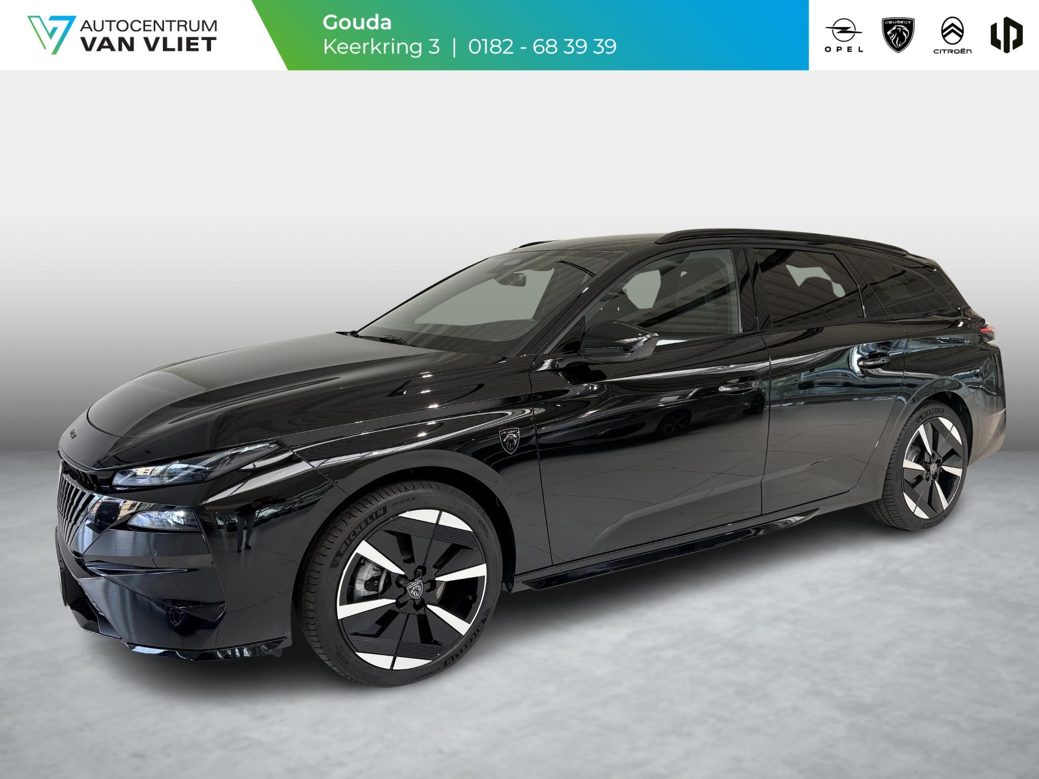 Peugeot e-308 SW GT 58 kWh Massage stoelen, Gebruikt, 156 pk, Zwart, Origineel Nederlands