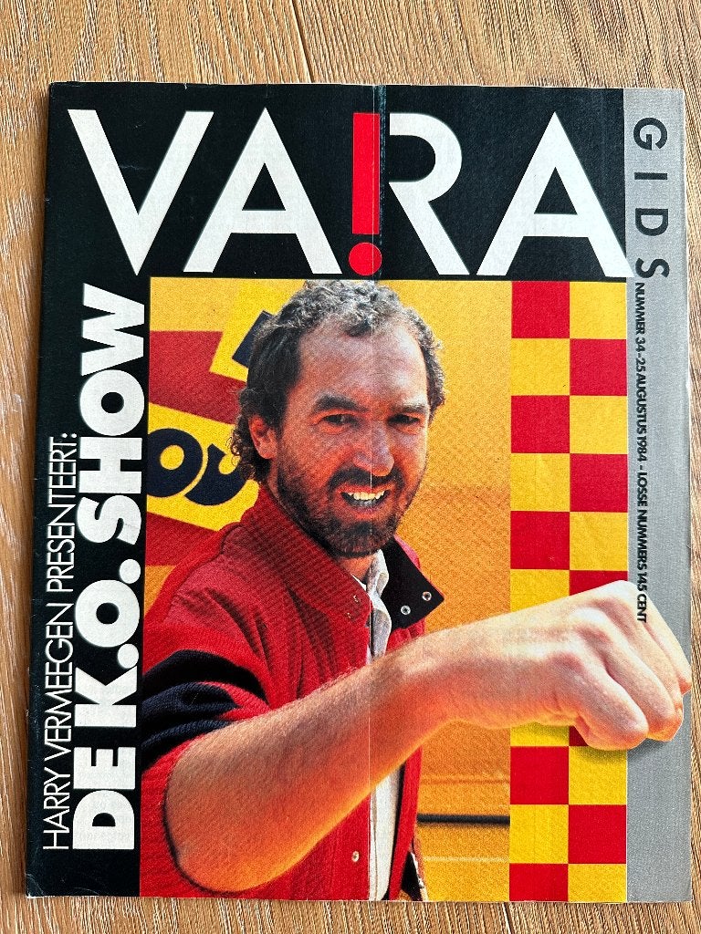 VARA Gids 25 aug 1984, Harry Vermeegen, Bronski Beat, Boeken, Ophalen of Verzenden, Gelezen, Muziek, Film of Tv