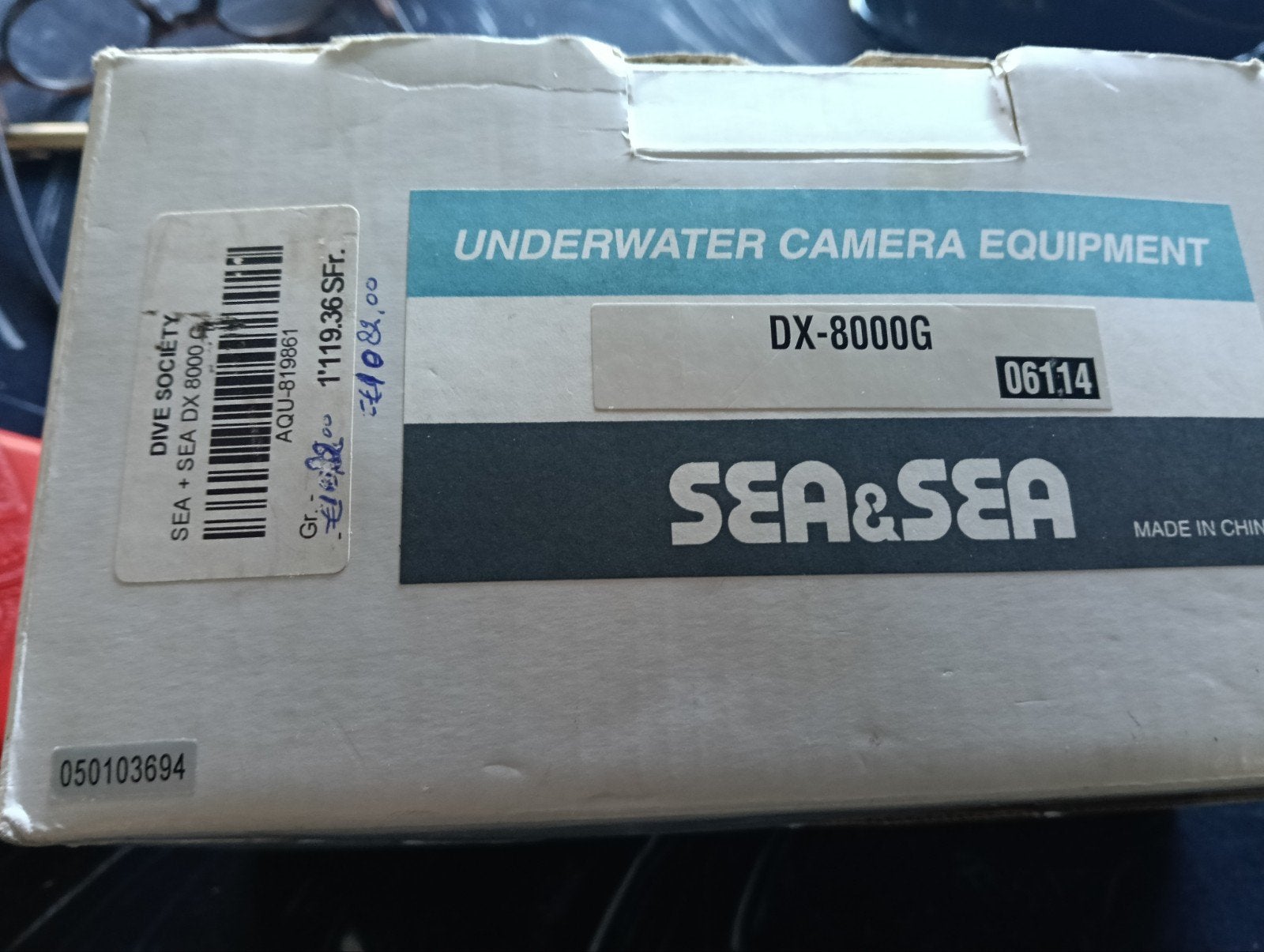 Sea & Sea DX-8000G Onderwaterhuis, Meer dan 40 meter, Compactcamera, Sea & Sea, Ophalen of Verzenden