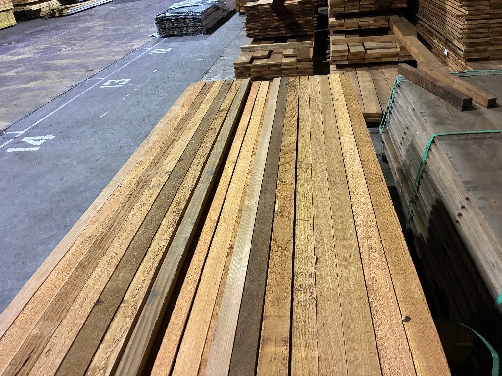 Latten-rhombus- open geveldelen–Western Red Cedar-22x54mm, Ophalen, Planken, Nieuw, Hardhout