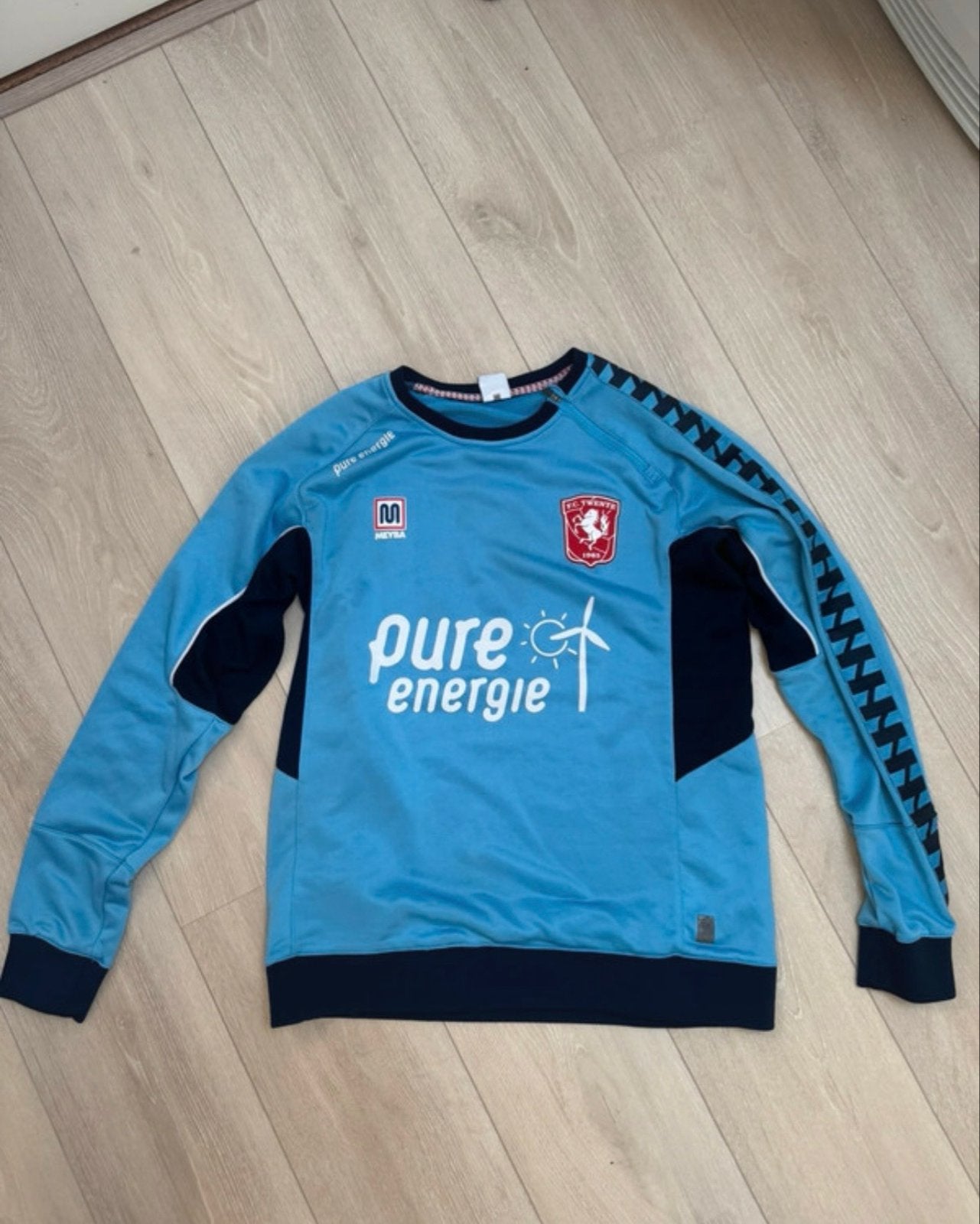 FC Twente trainingstrui Meyba maat M, Kleding | Heren, Ophalen of Verzenden, Zo goed als nieuw, Maat 48/50 (M), Blauw