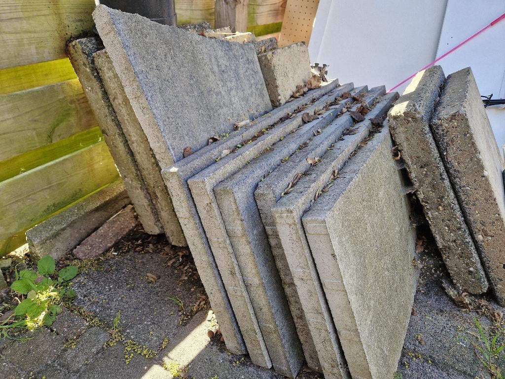 Verschillende stenen, Tuin en Terras, Ophalen, Gebruikt, Beton, Terrastegels