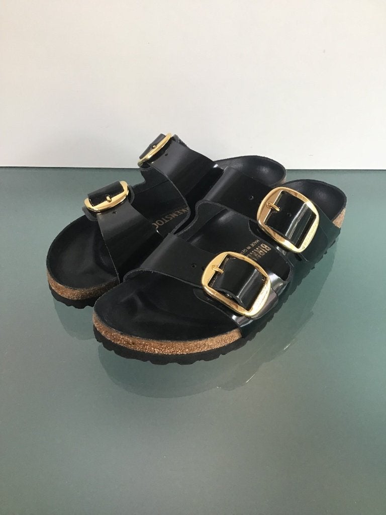 Birkenstock Arizona Big Buckle 40 | Nieuw | Gratis verzenden, Kleding | Dames, Slippers, Verzenden, Zwart, Nieuw