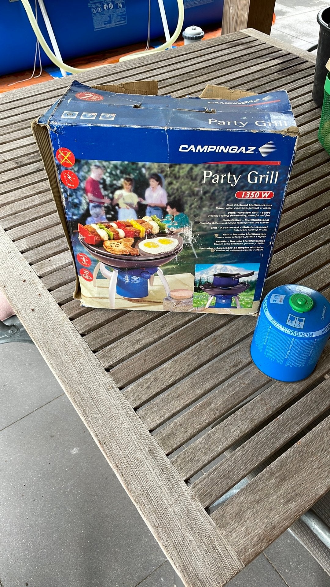 Grillplaat campinggaz, Ophalen, Zo goed als nieuw