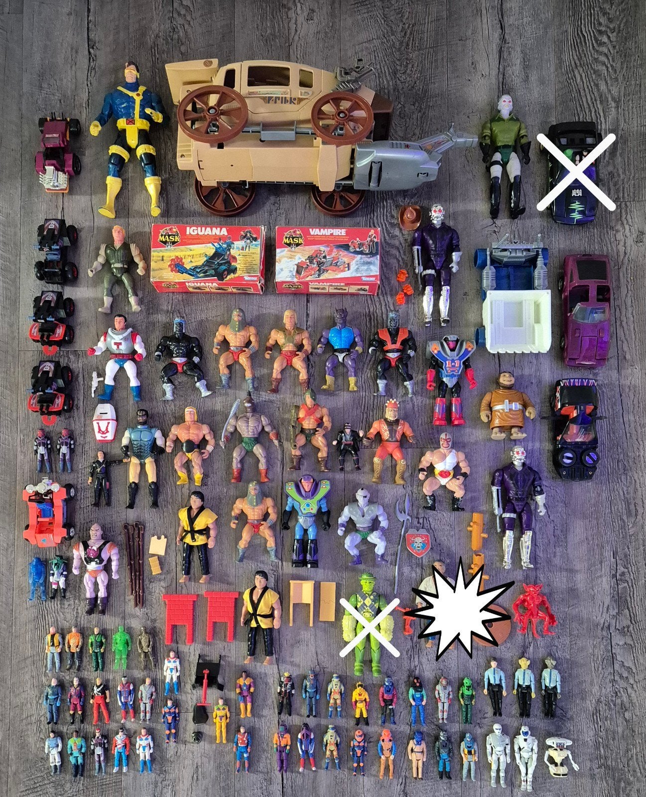 M.A.S.K./Bravestarr/Karate Kid/MOTU/Sectaurs/A-Team, Verzamelen, Verzenden, Gebruikt