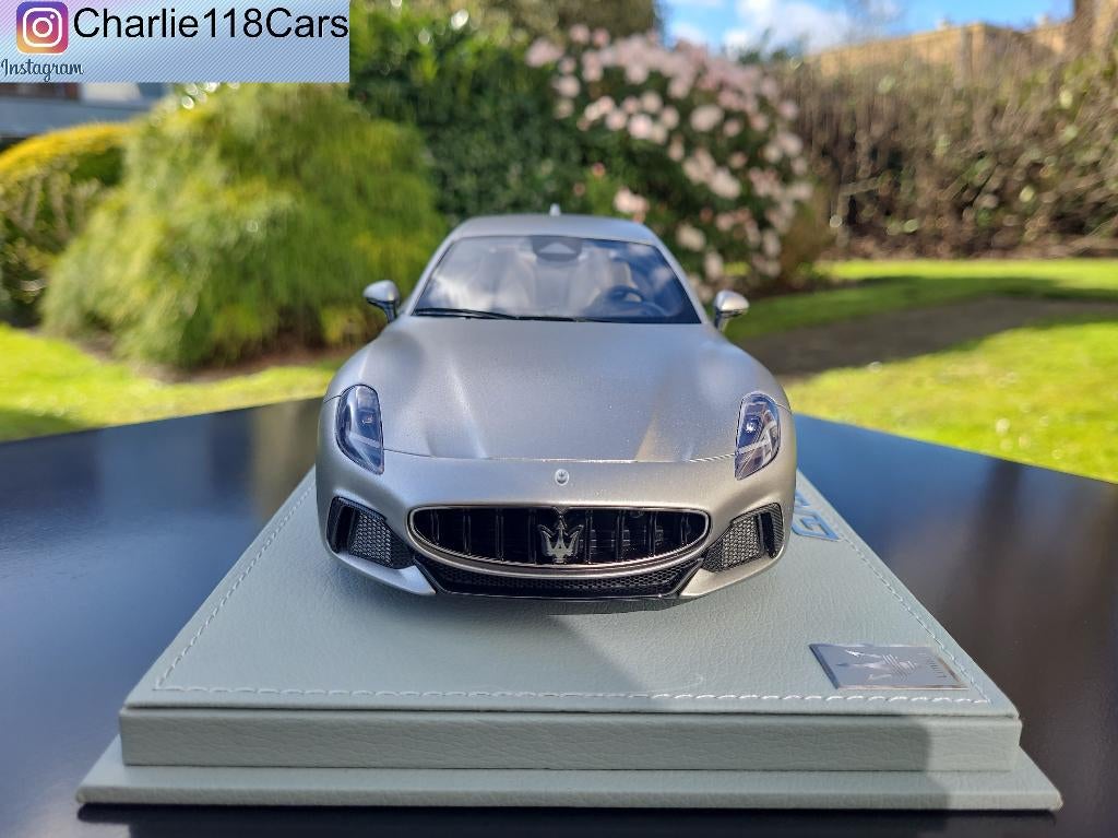 BBR 1/18 Maserati GranTurismo Trofeo – Grigio Maratea Matt, Hobby en Vrije tijd, Ophalen of Verzenden, Nieuw, Overige merken