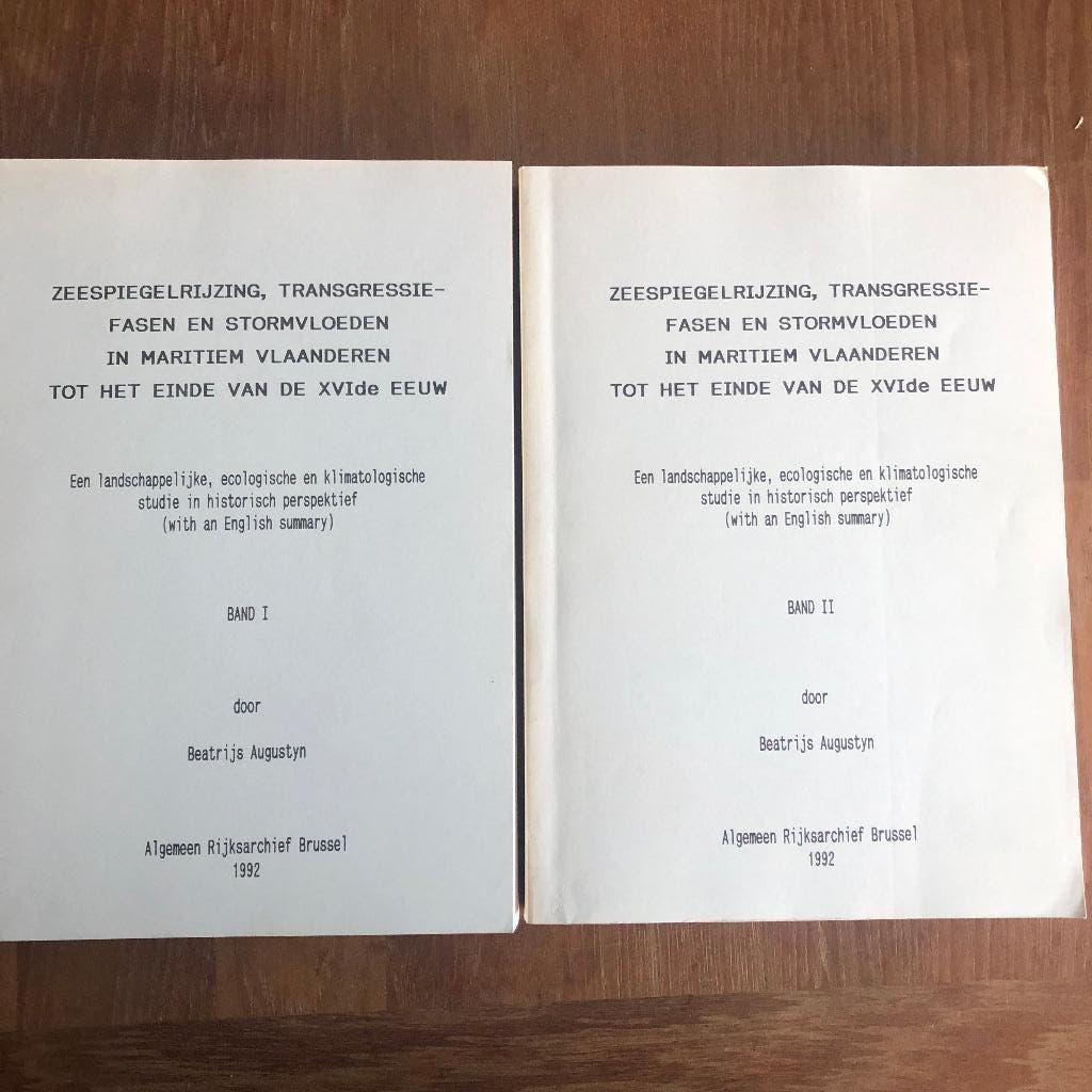 1992 Zeespiegelrijzing, transgressiefasen en stormvloeden In, Verzenden
