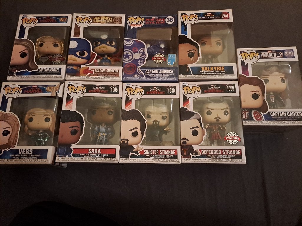 Marvel funko pops diverse, Verzenden, Zo goed als nieuw