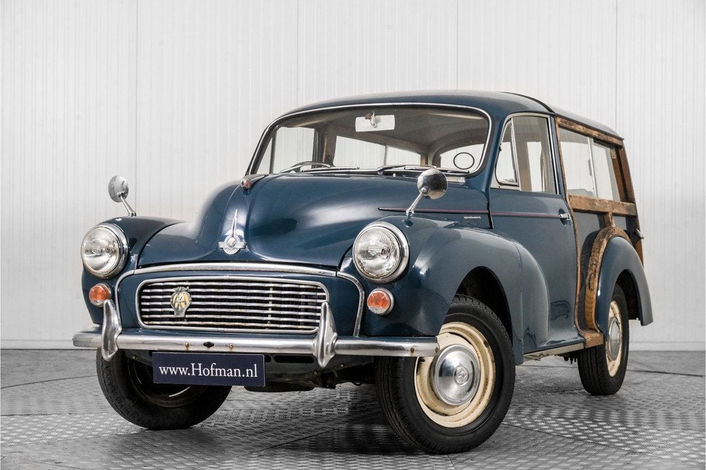 Morris Minor Traveller 1000 . (bj 1968), Auto's, Gebruikt, 4 cilinders, Blauw, Handgeschakeld