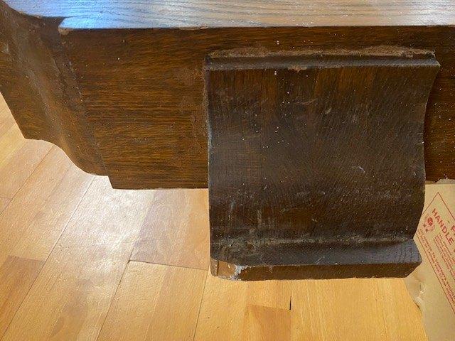 houten schouw openhaard balk staanders, Huis en Inrichting, Haarden, Ophalen of Verzenden, Gebruikt, Vrijstaande haard, Houthaard