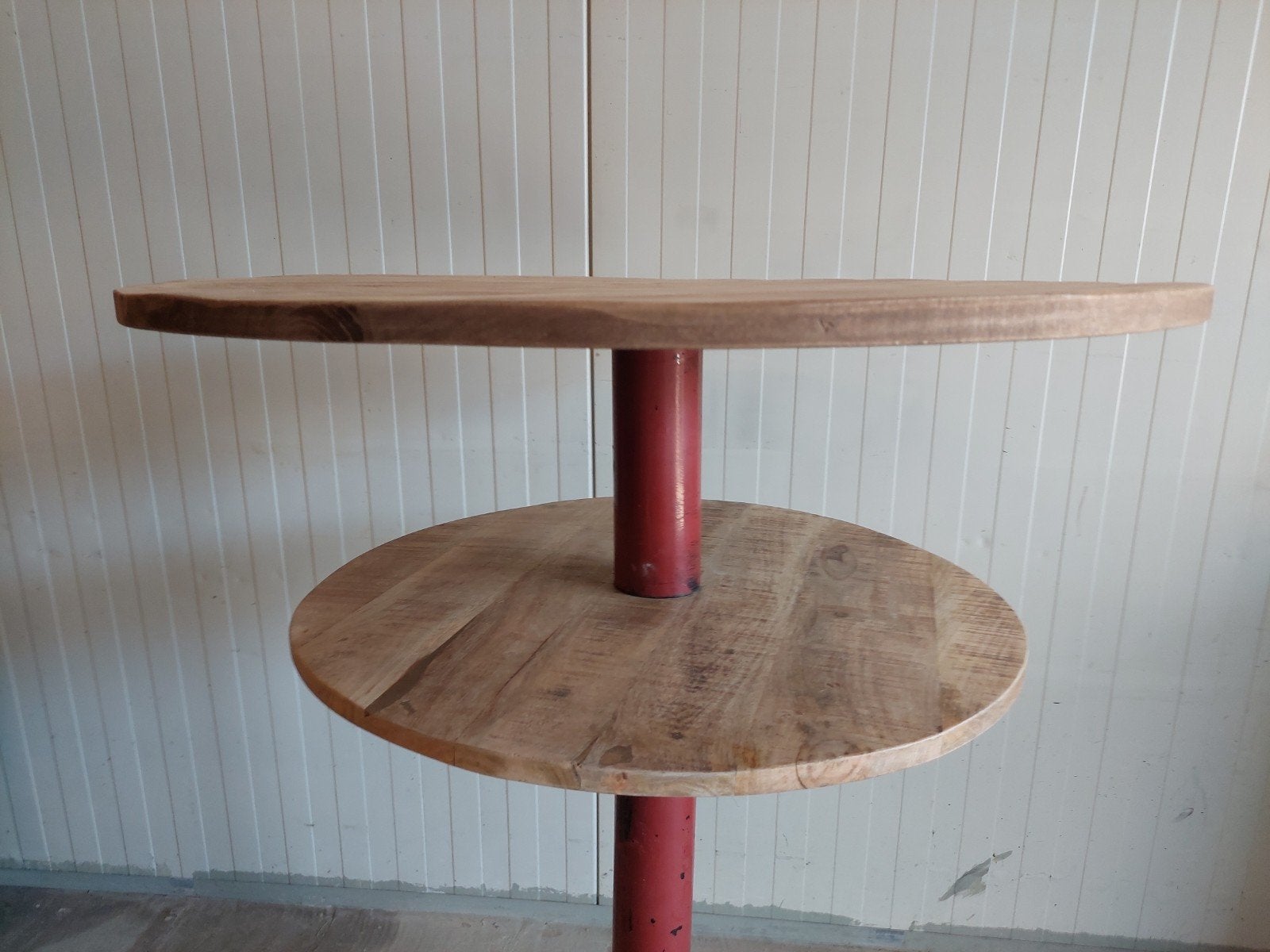 Vintage statafel, demontabel, 113 cm hoog, Ophalen, Gebruikt