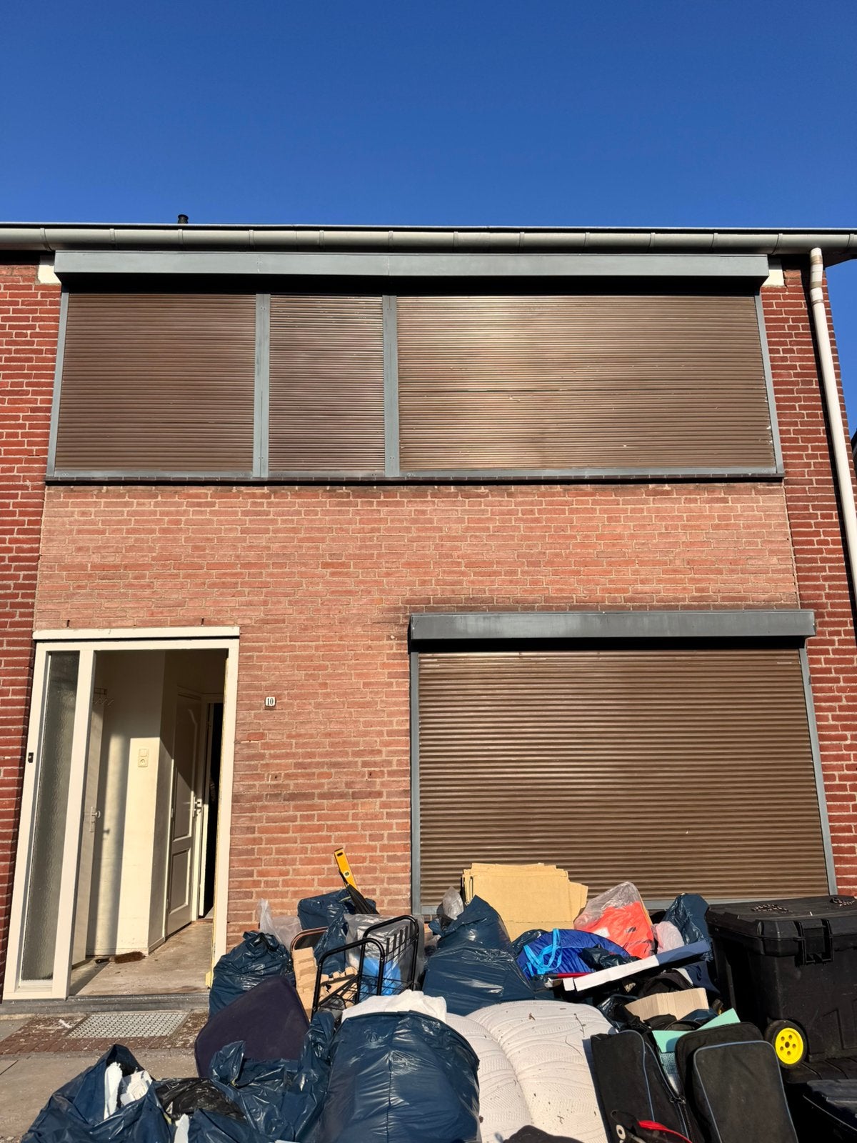 Rolluiken set 7 stuk, Ophalen, Gebruikt, 200 cm of meer, Minder dan 100 cm