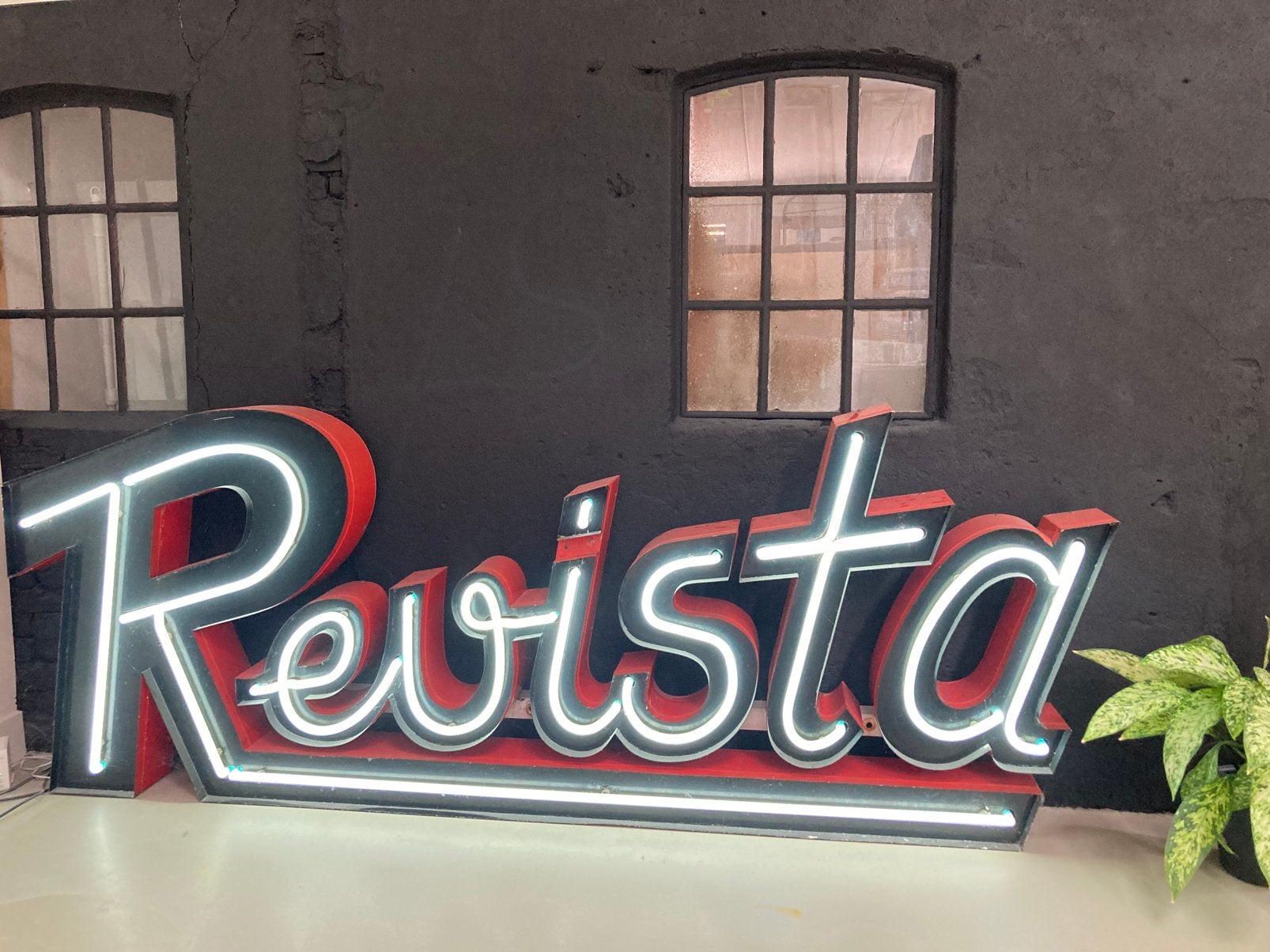 Neon reclame XL mancave, Ophalen, Lichtbak of (neon) lamp
