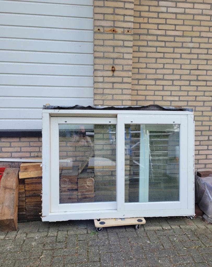 Kozijn 120 x 170 x 12 Te Koop Schuifraam, Doe-het-zelf en Verbouw, Kozijnen en Schuifpuien, 75 tot 150 cm, Raamkozijn, Ophalen of Verzenden