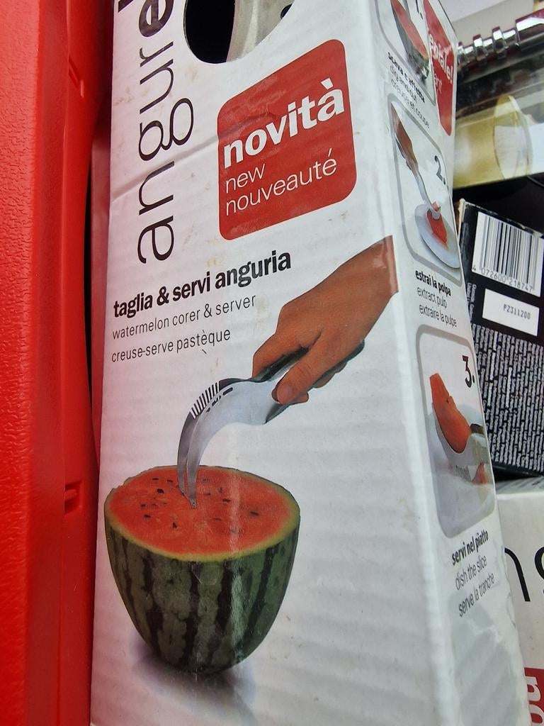 Nieuwe Watermeloen Snijder en Serveerder, Overige typen, Ophalen of Verzenden, Metaal, Overige merken