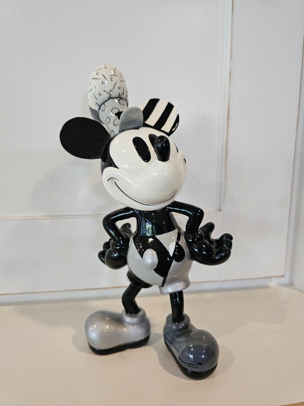 Disney Britto beeld Mickey Mouse Steamboat nieuwstaat 2014, Verzamelen, Disney, Ophalen of Verzenden, Mickey Mouse, Zo goed als nieuw
