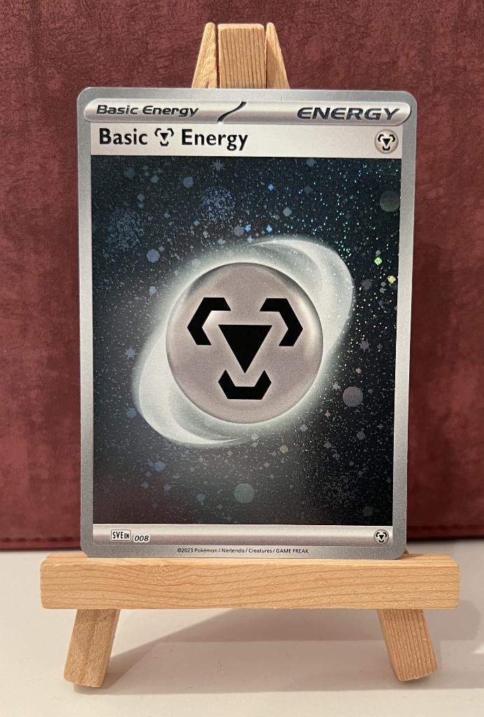 Steel Energy Holo 008 151 Pokémon Kaart, Verzenden, Nieuw, Losse kaart