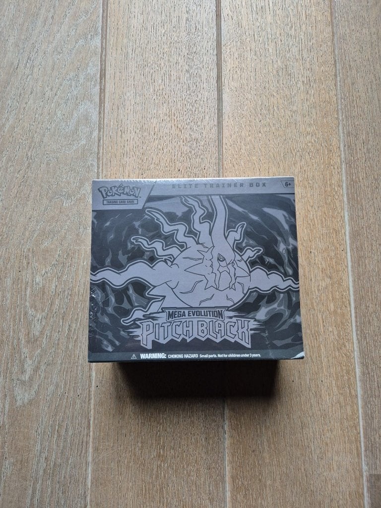 Pokémon Mega Evolution Pitch Black Elite Trainer Box Sealed, Ophalen of Verzenden, Nieuw, Boosterbox