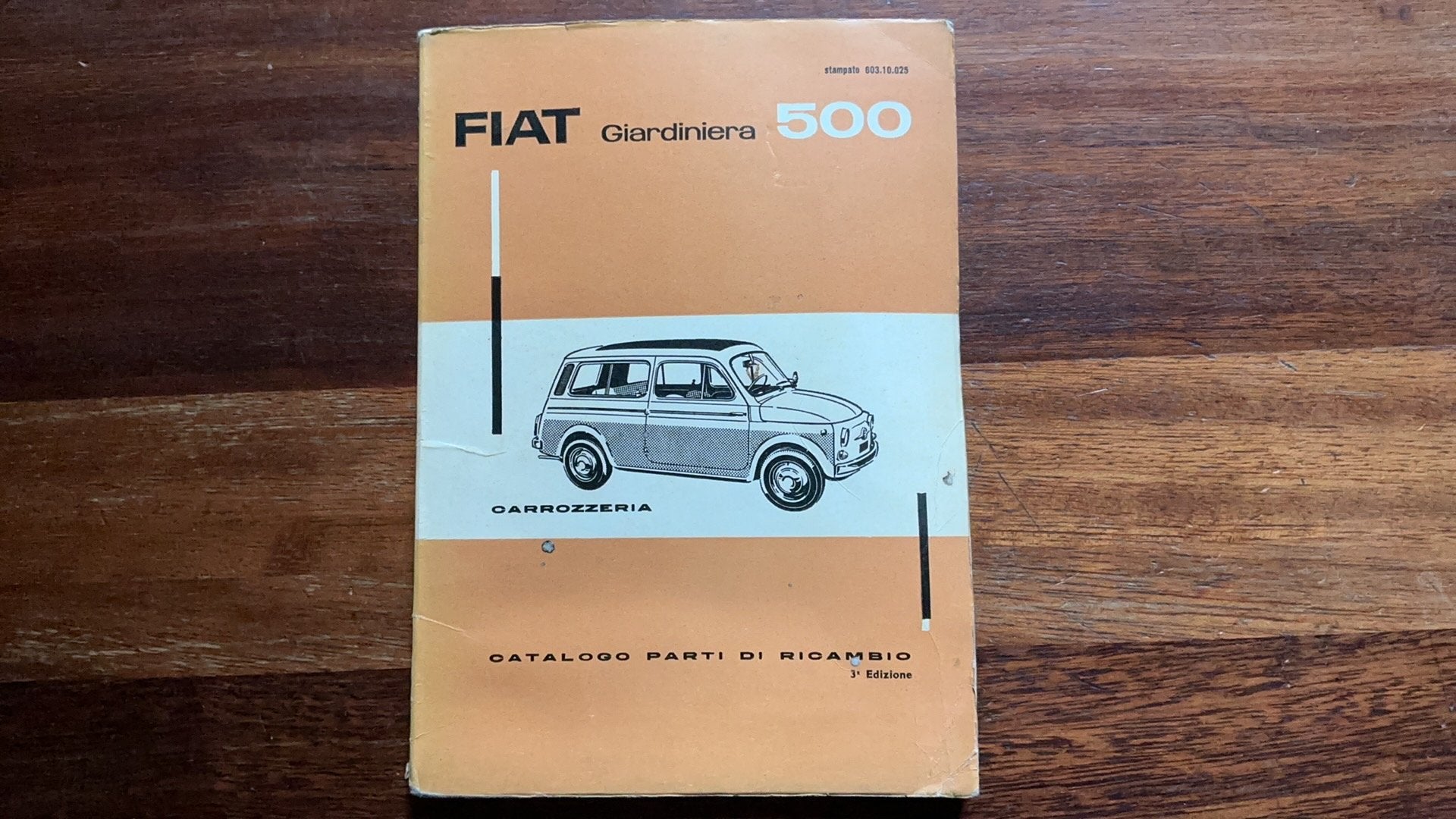 Fiat giardiniera parts cataloges, Auto diversen, Handleidingen en Instructieboekjes, Ophalen of Verzenden