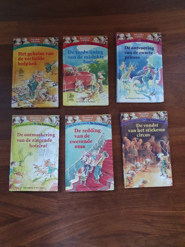6 x de bende van de Korenwolf van Jacques Vriens, Ophalen of Verzenden, Zo goed als nieuw, Fictie algemeen