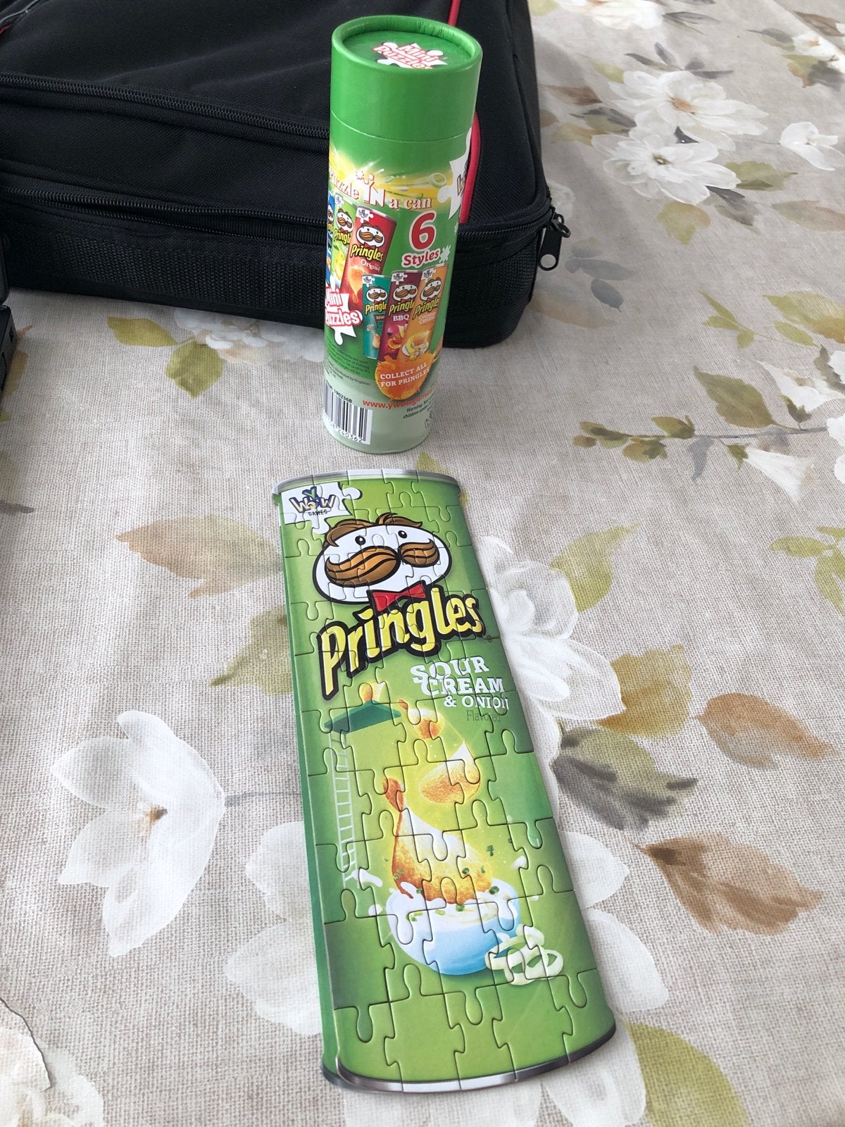 Pringles Sour Cream & Onion Mini Legpuzzel 50 Stukjes, Ophalen of Verzenden, Minder dan 500 stukjes, Zo goed als nieuw, Legpuzzel