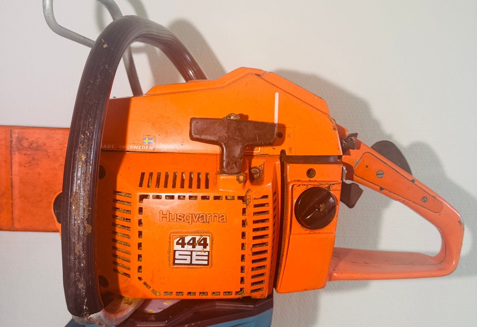 2x Husqvarna 444 SE Professional – Zeer netjes! – €125 samen, Ophalen of Verzenden, Zo goed als nieuw