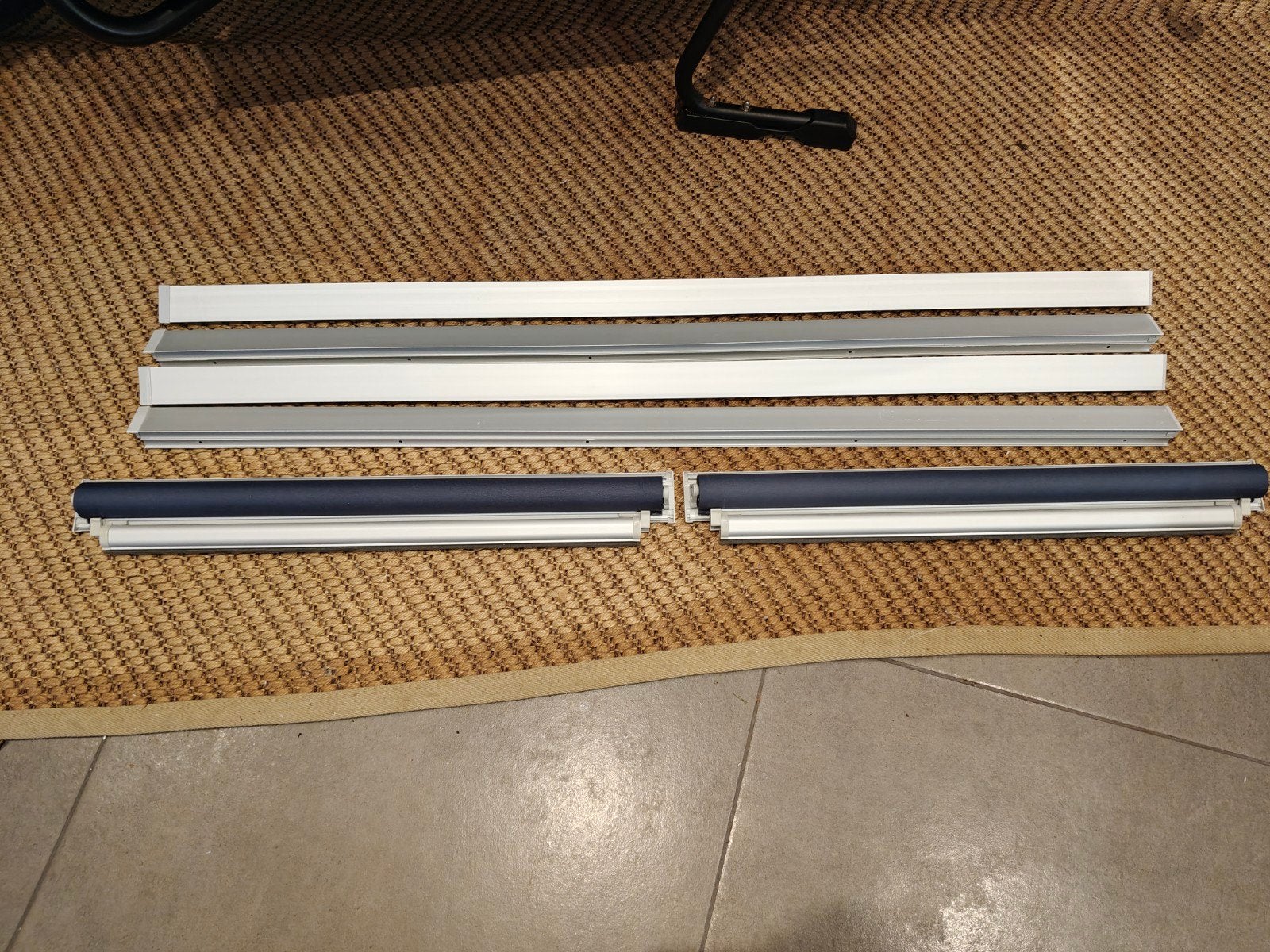 Rolgordijn voor Velux dakraam verduisterend donkerblauw, Gebruikt, Overige merken, Blauw, Ophalen of Verzenden