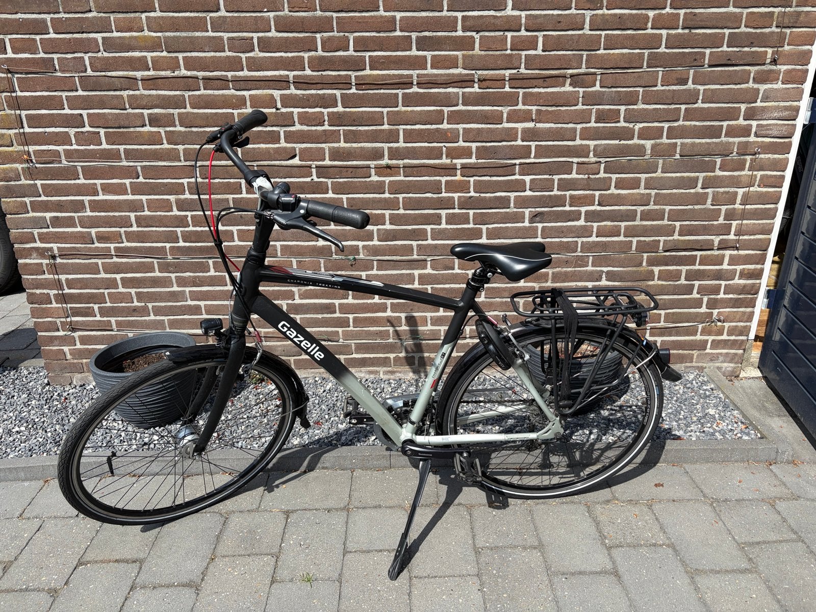 Gazelle Chamonix T27 Herenfiets, Ophalen, Gebruikt, Velgrem, Versnellingen
