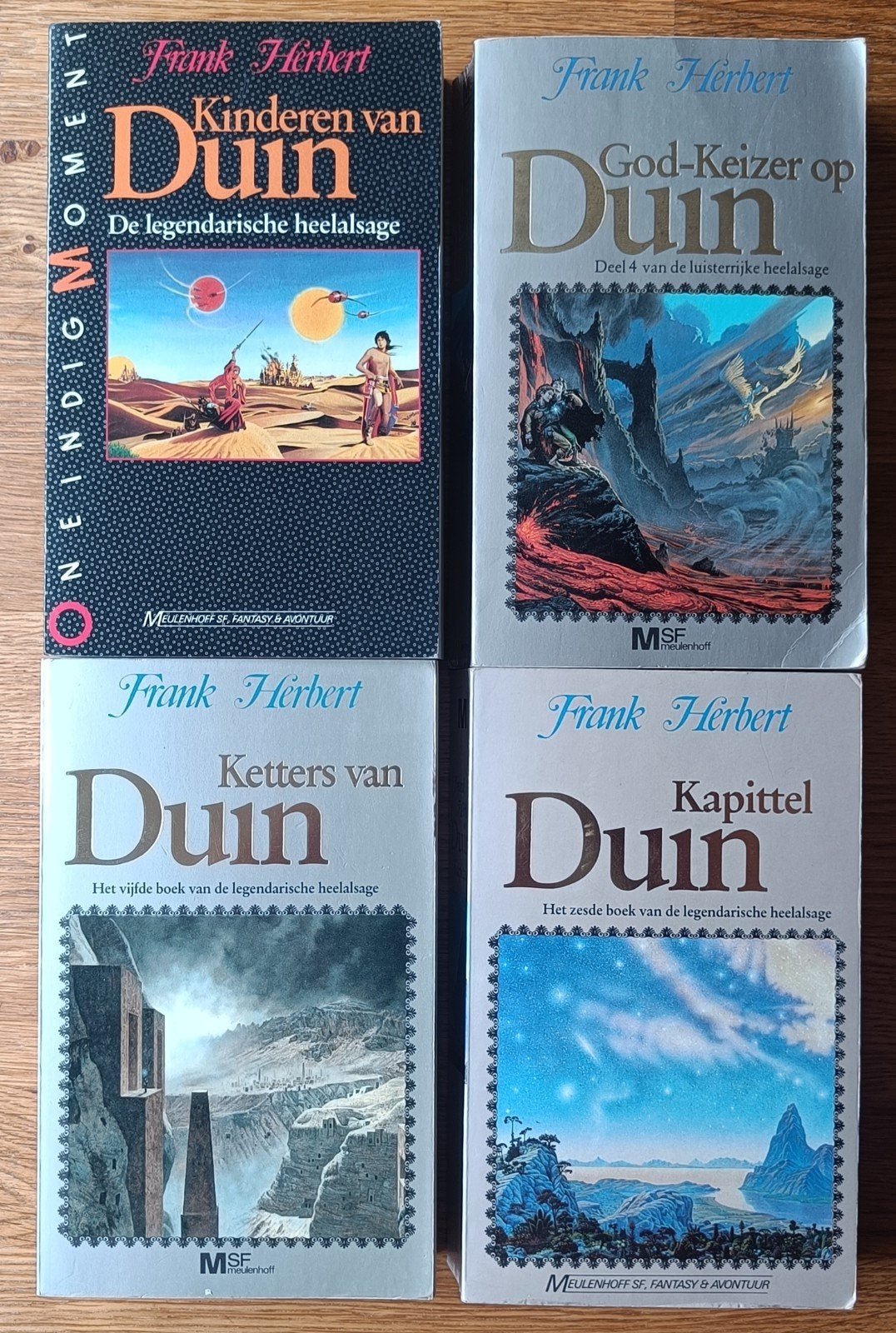 Duin: deel 3 t/m 6 - Frank Herbert (4 boeken), Boeken, Ophalen of Verzenden, Gelezen, Frank Herbert