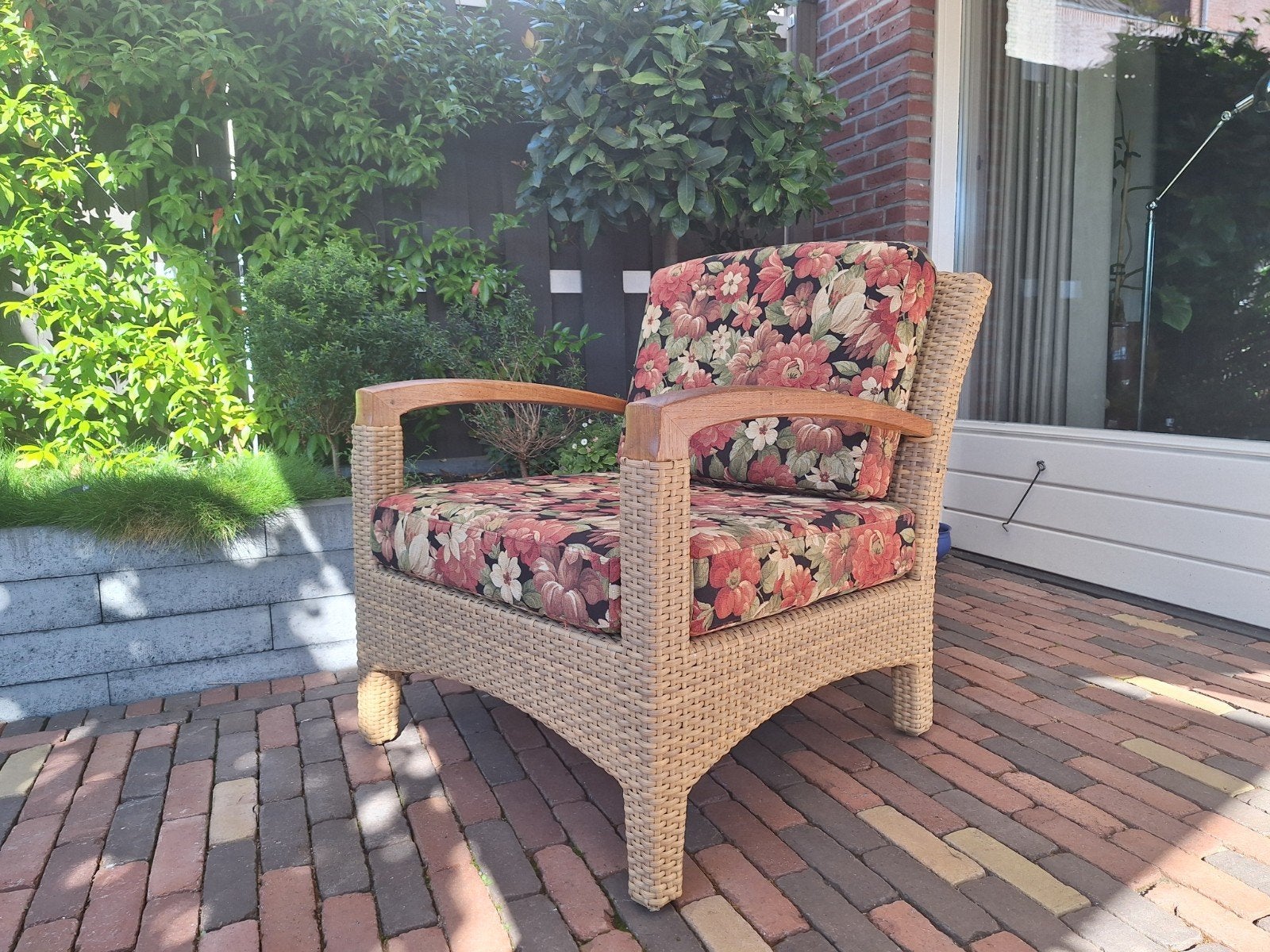 Gloster Plantation Loungestoel - High-end Tuinmeubel, Ophalen, Zo goed als nieuw, Wicker