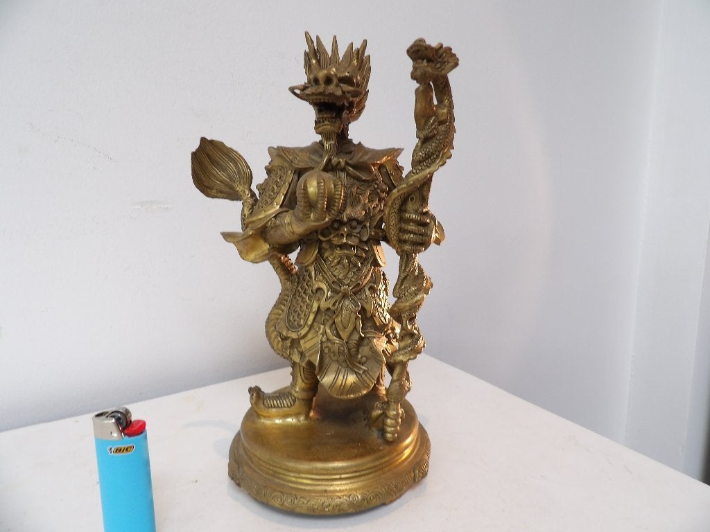 Chinees Beeld Draak Yunhao brons, Ophalen of Verzenden, Brons, Beeld, Klassiek