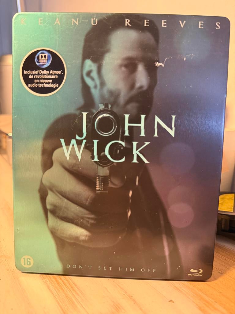 John Wick Blu-ray met Keanu Reeves, Ophalen of Verzenden, Gebruikt, Actie