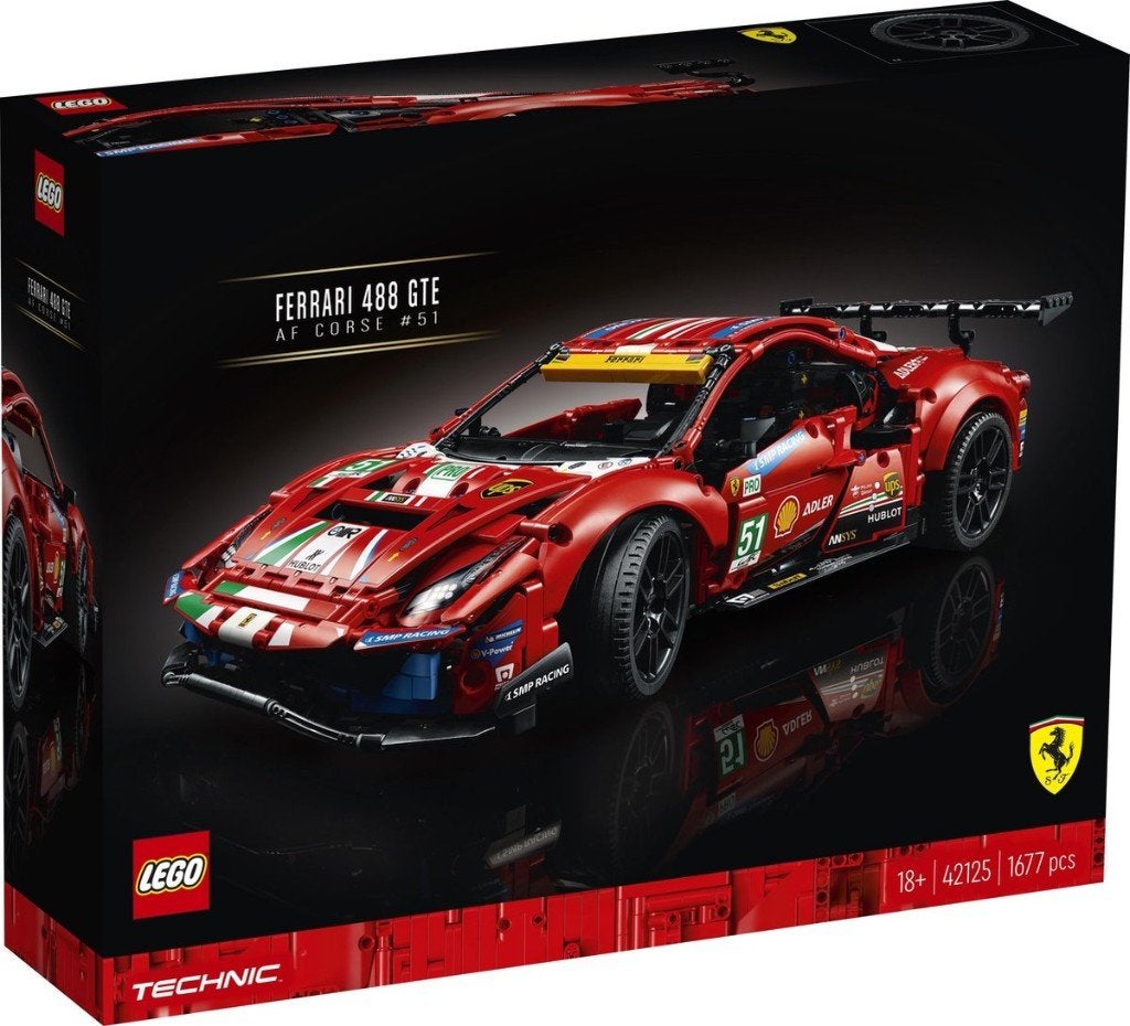 42125 Lego Ferrari 488 GTE “AF Corse #51” NIEUW, Ophalen, Lego, Nieuw, Complete set
