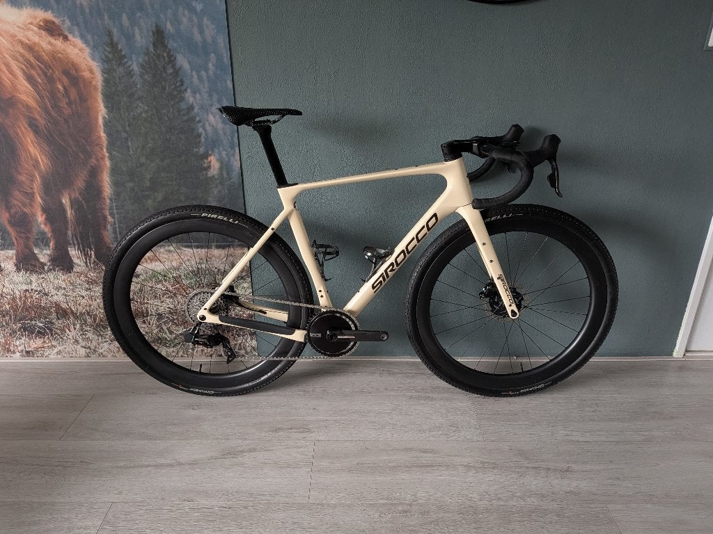 Sirocco SR-Gravel gravelbike SRAM Force maat M-54, 28 inch, Carbon, Heren, Zo goed als nieuw
