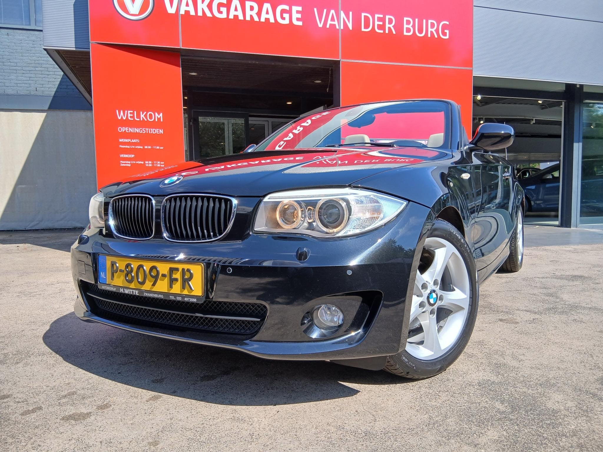 BMW 1-serie Cabrio 118i Exclusive Edition, 1-Serie, 4 stoelen, Zwart, Leder